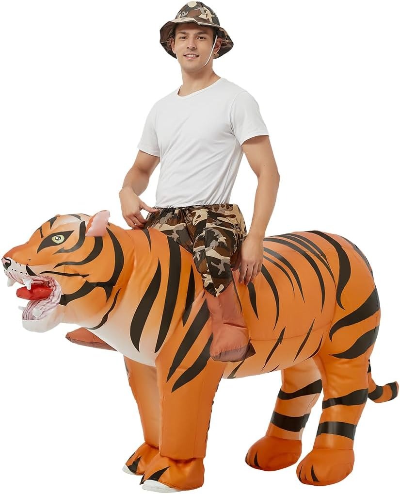 Inflatable Tiger Costume for A - đánh giá và giá Halloween Led String Lights Orange
