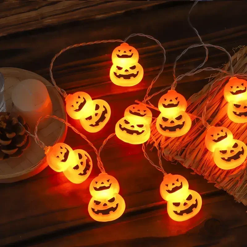 Halloween String Lights, Batte - đánh giá và giá Halloween Led String Lights Orange
