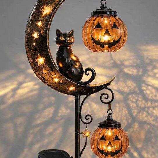 Halloween Black Cat & Pumpkin  - đánh giá và giá Pumpkin Lantern Halloween