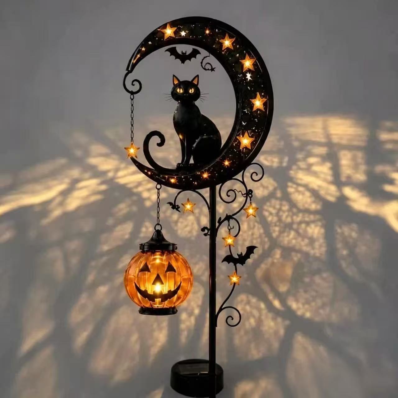 Halloween Black Cat & Pumpkin  - đánh giá và giá Pumpkin Lantern Halloween