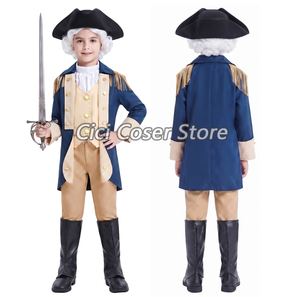 Kids Colonial George Washingto - đánh giá và giá Halloween Costume Kids