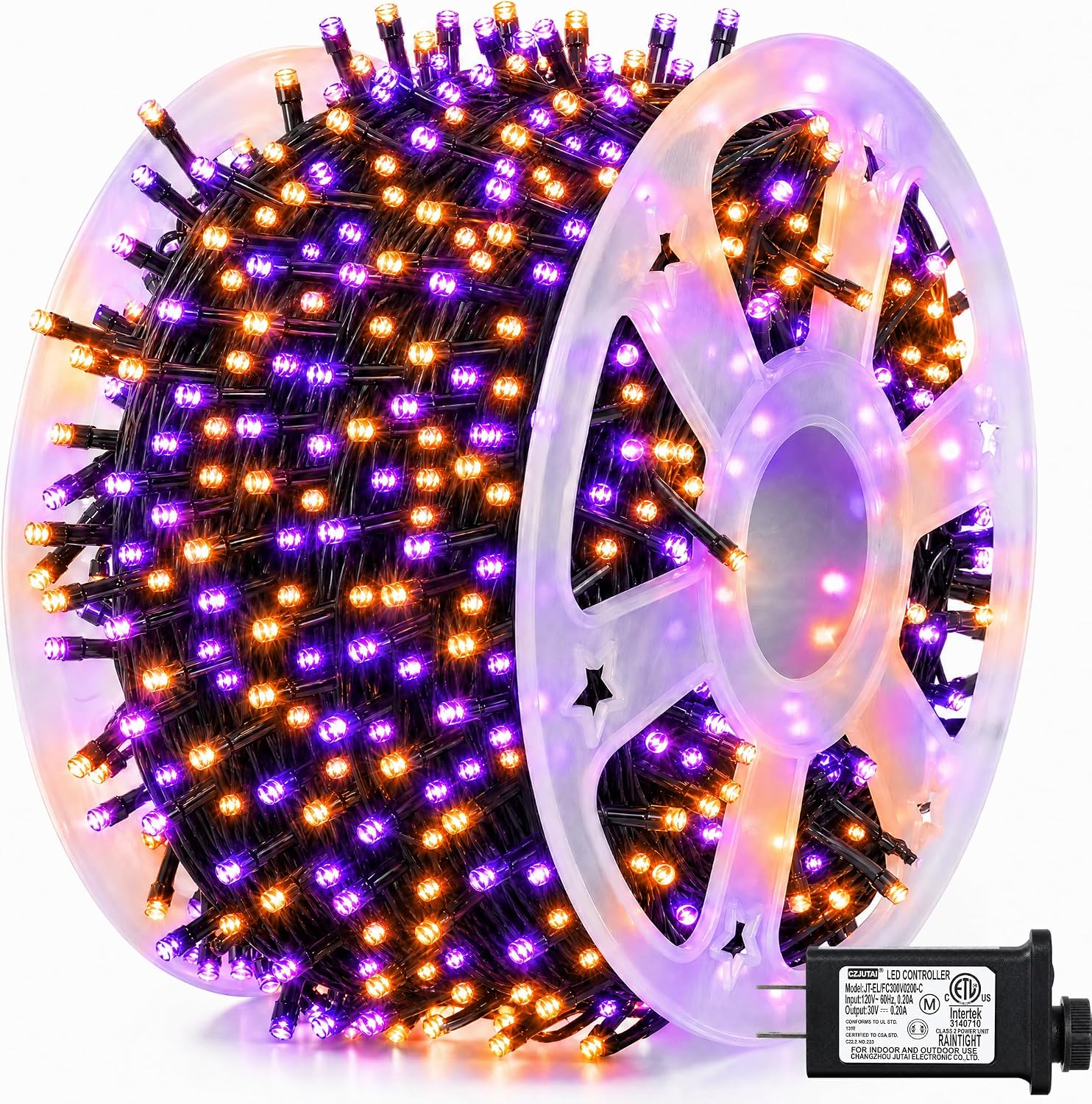 Dazzle Bright 164 FT 500 LED H - đánh giá và giá Halloween Led String Lights Orange