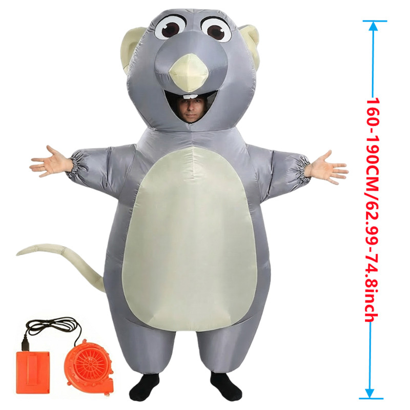 Cartoon Mouse Inflatable Costu - đánh giá và giá Halloween Costume Adult