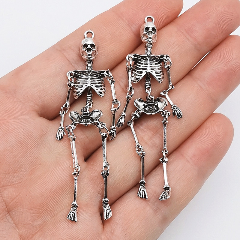 2/5/10PCS Retro Skull Skeleton - đánh giá và giá Halloween Skeleton Decoration