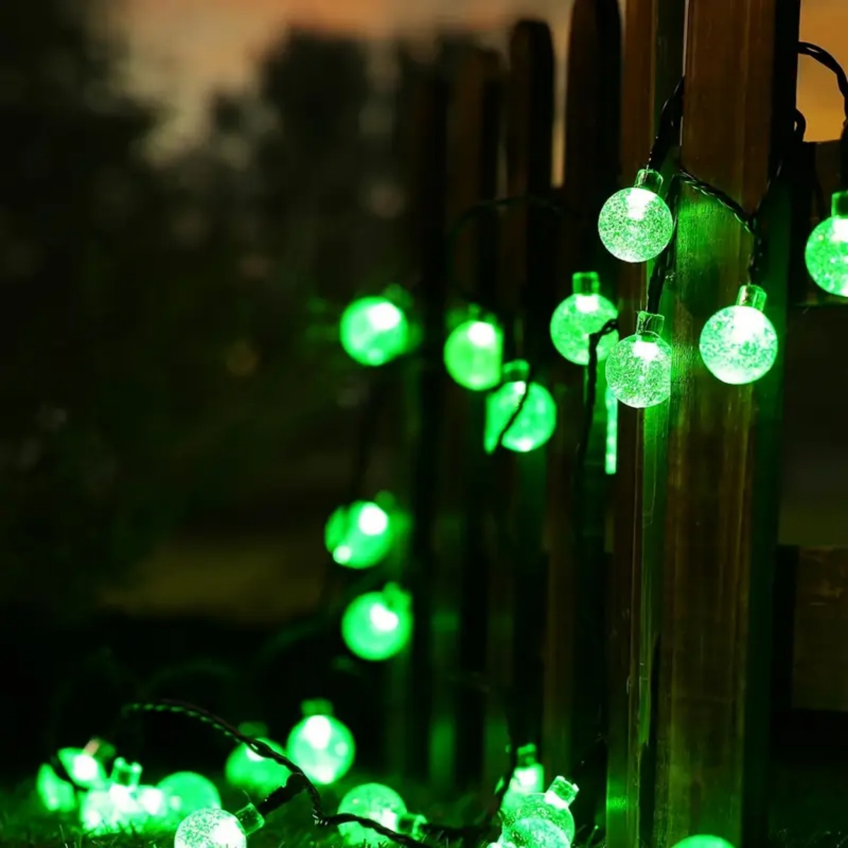 1pc 12m 100 LED Halloween Purp - đánh giá và giá Halloween Led String Lights Orange