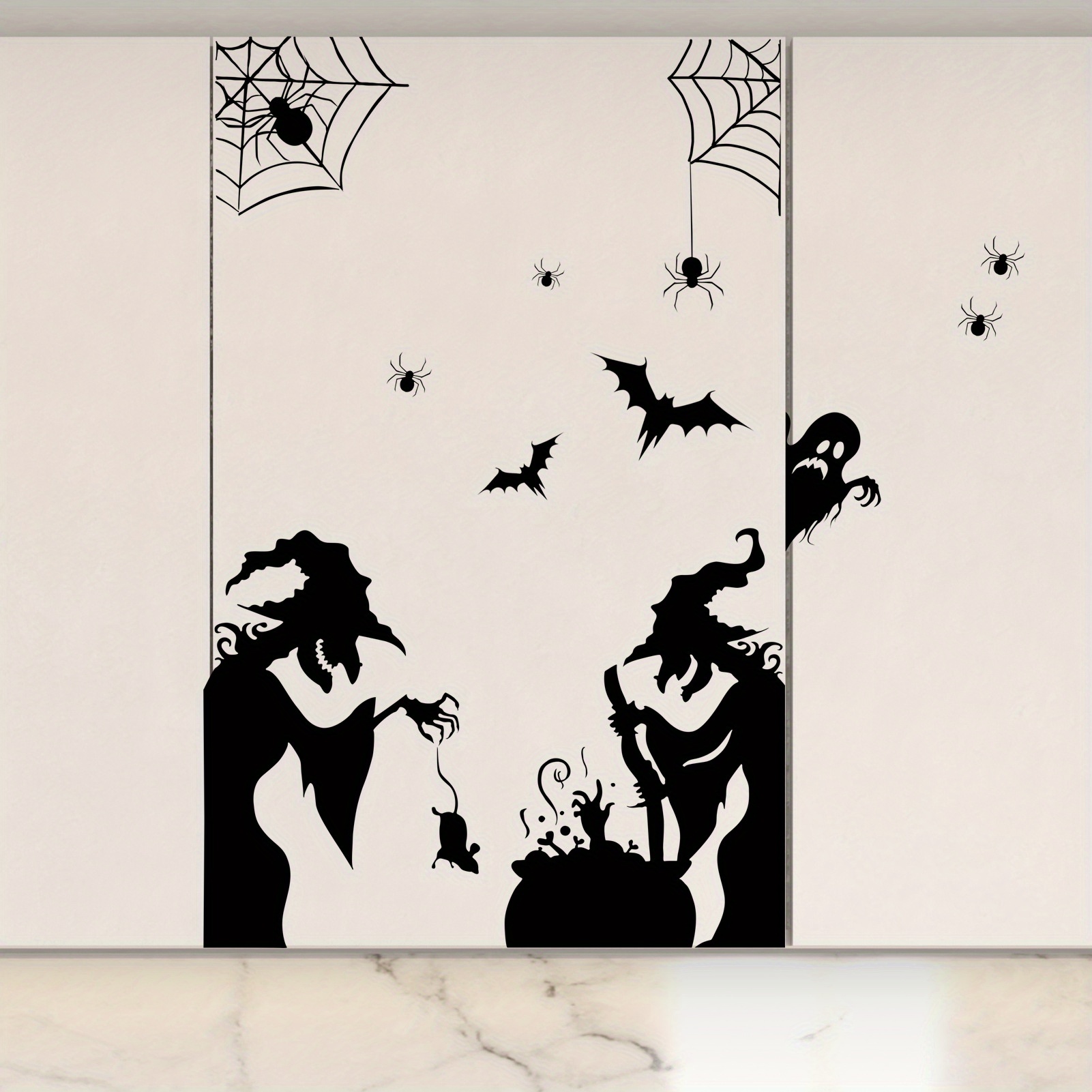 Halloween Electrostatic Window - đánh giá và giá Spider Web Halloween Decoration