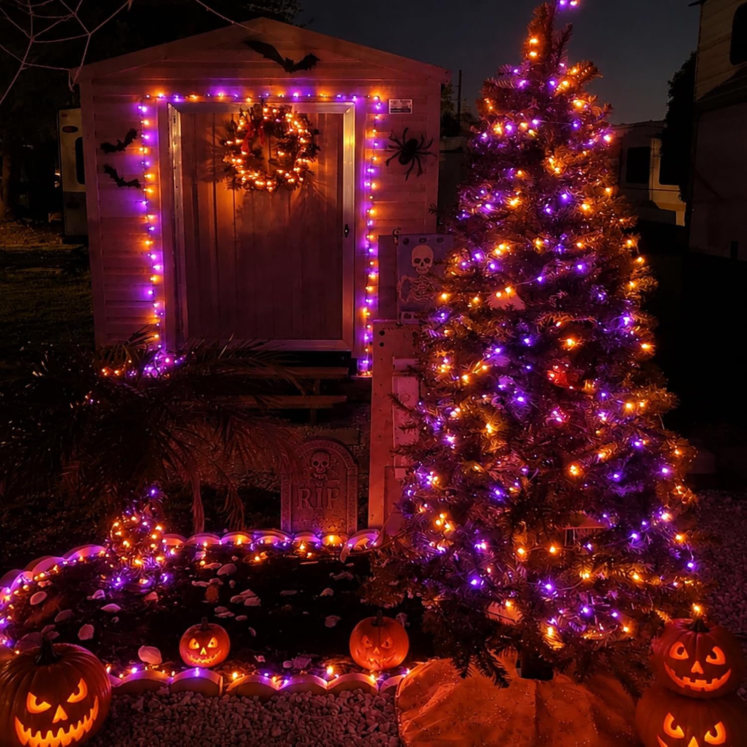 Halloween Solar Copper Wire St - đánh giá và giá Halloween Led String Lights Orange