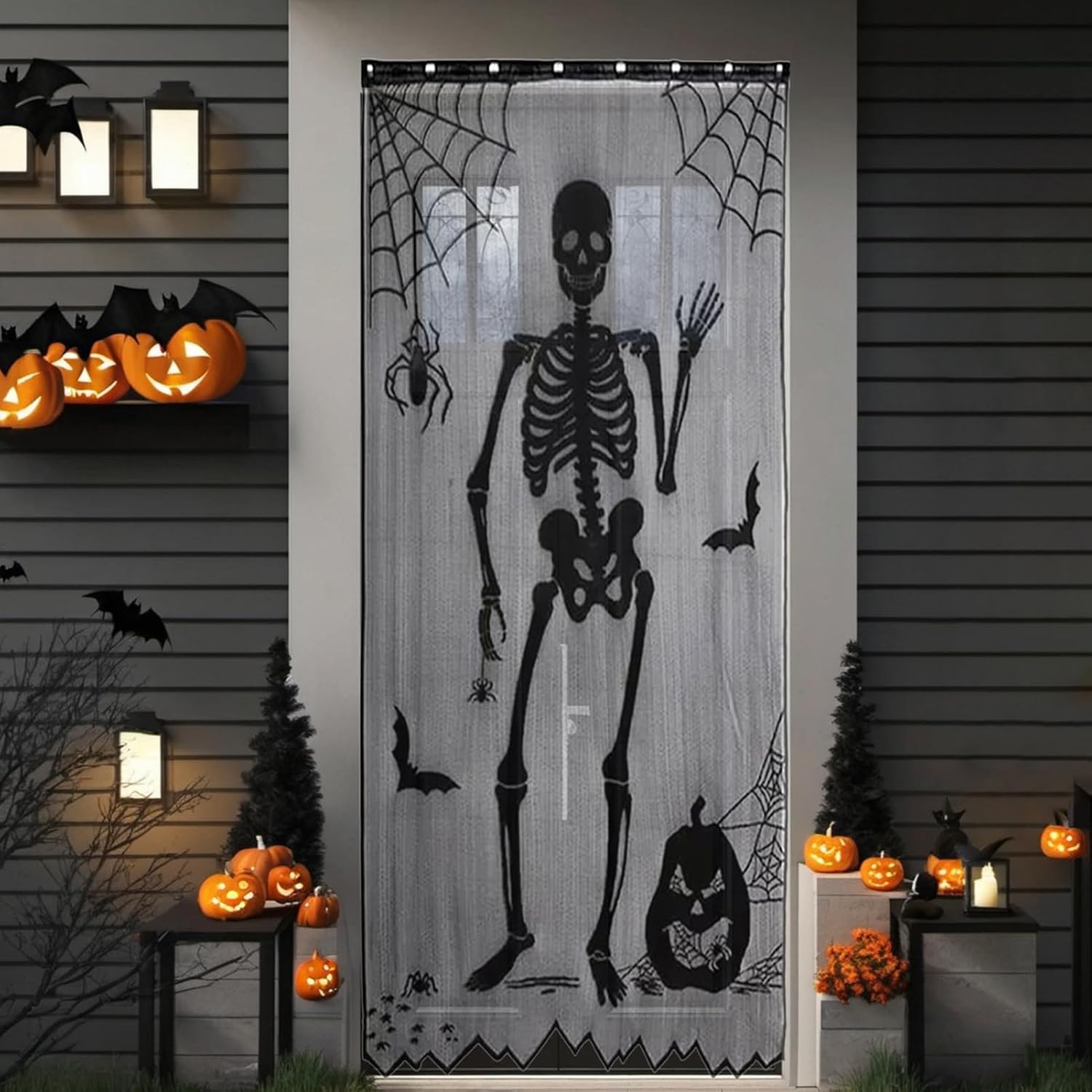 Halloween Skeleton Lace Door C - đánh giá và giá Halloween Skeleton Decoration