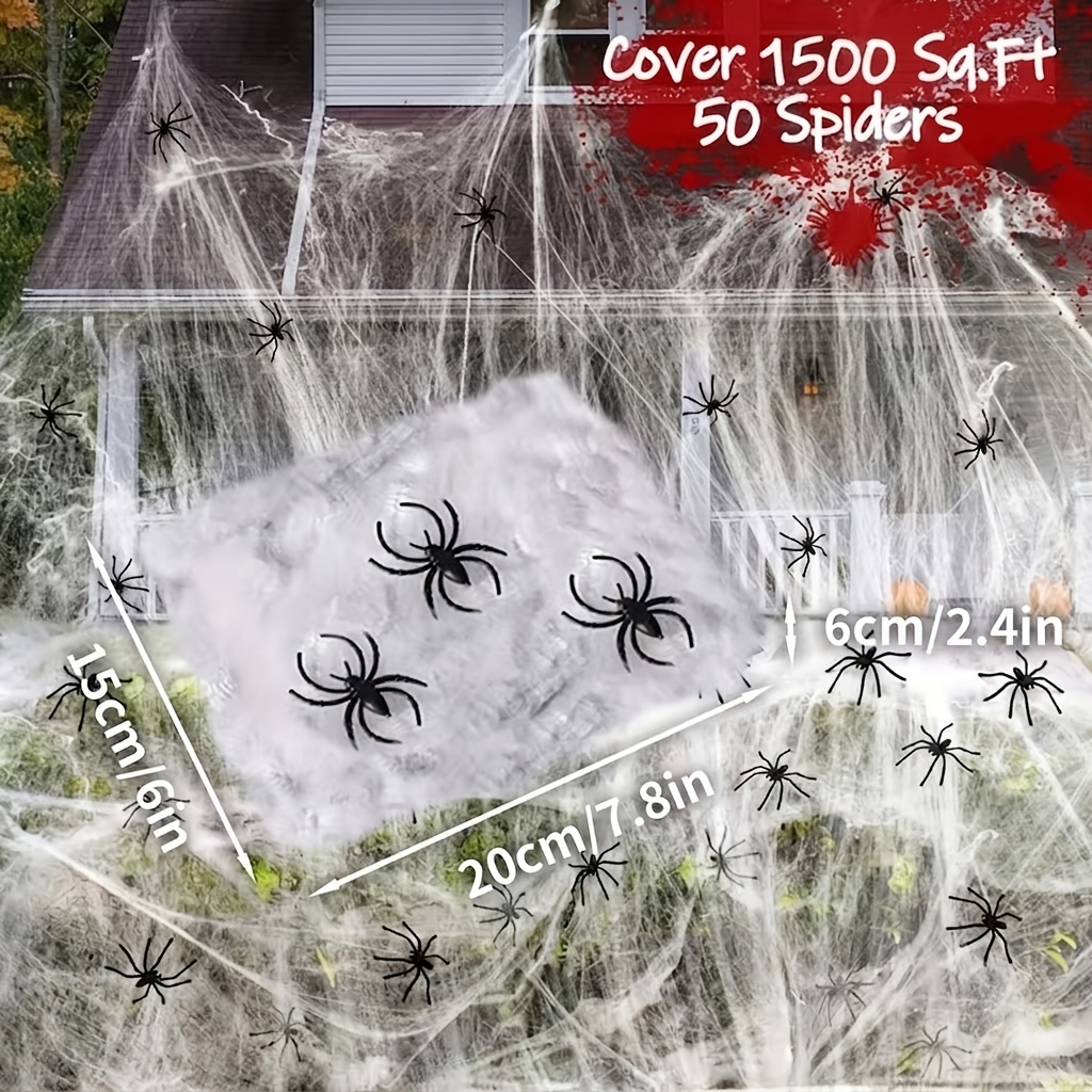 Halloween Spider Web Decor, 10 - đánh giá và giá Spider Web Halloween Decoration