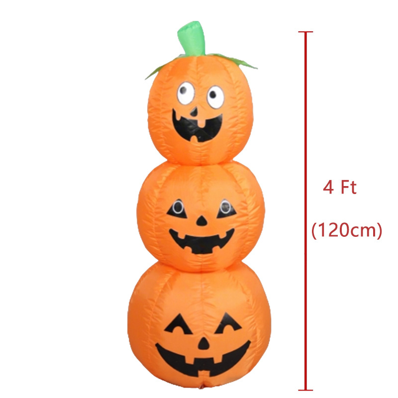 1.2M Stackable Halloween Infla - đánh giá và giá Halloween Pumpkin Decor Led
