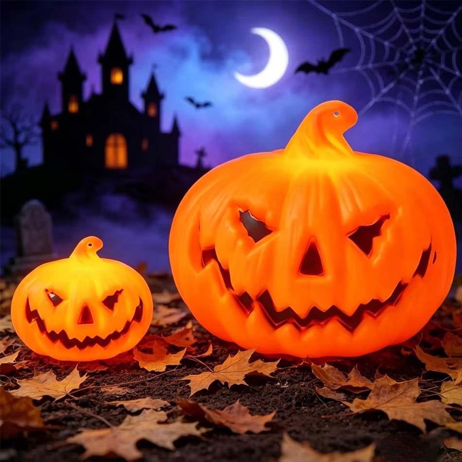 LED Pumpkin Lamp Warm Light Ja - đánh giá và giá Pumpkin Lantern Halloween
