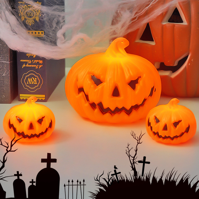 Halloween LED Pumpkin Lamp Orn - đánh giá và giá Halloween Pumpkin Decor Led